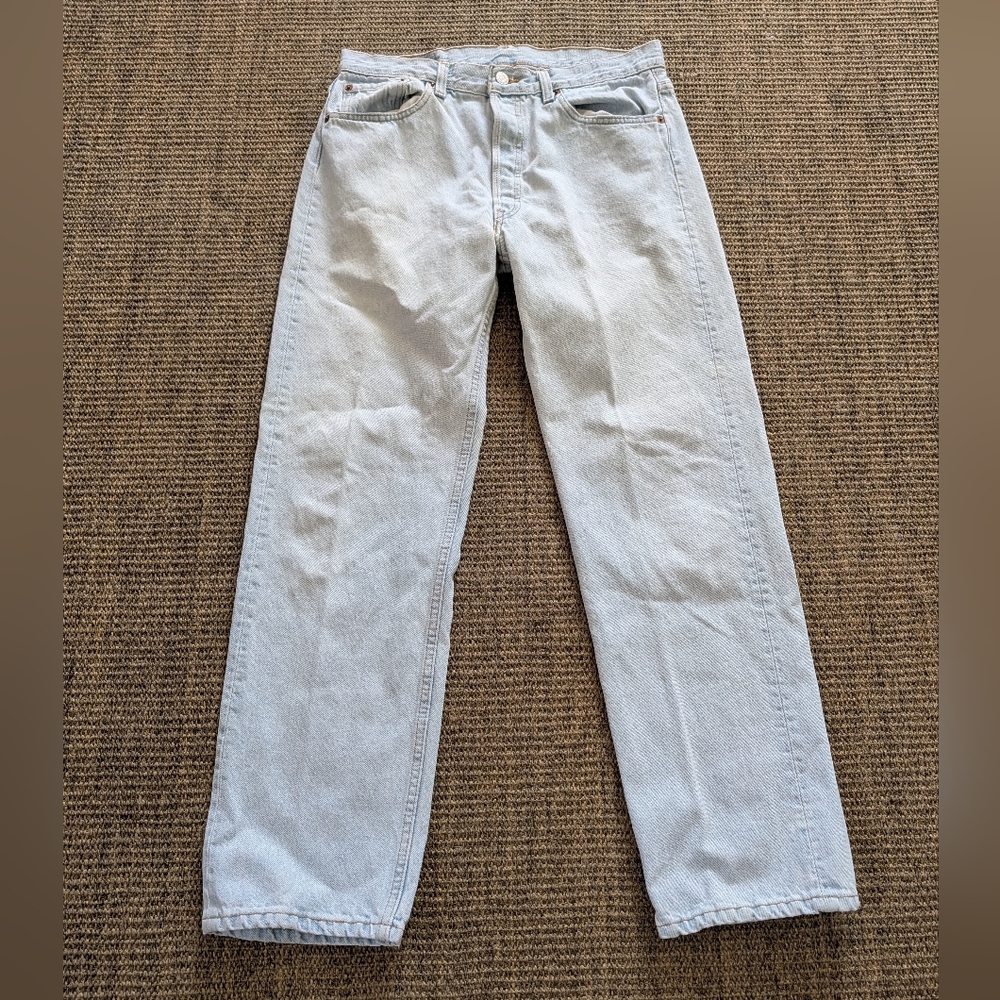 Levi's Light Blue Straight-Leg Jeans